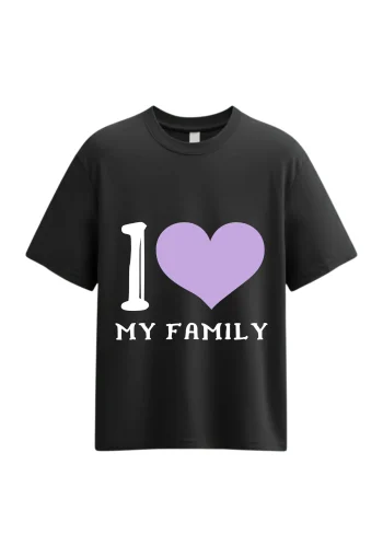 My Family Oversized T-Shirt