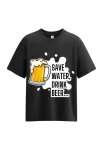 Drink Beer Oversized T-Shirt