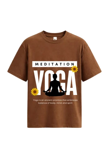 Youga Meditation Oversized T-Shirt