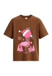 Flamingo Brown Oversized T-shirt