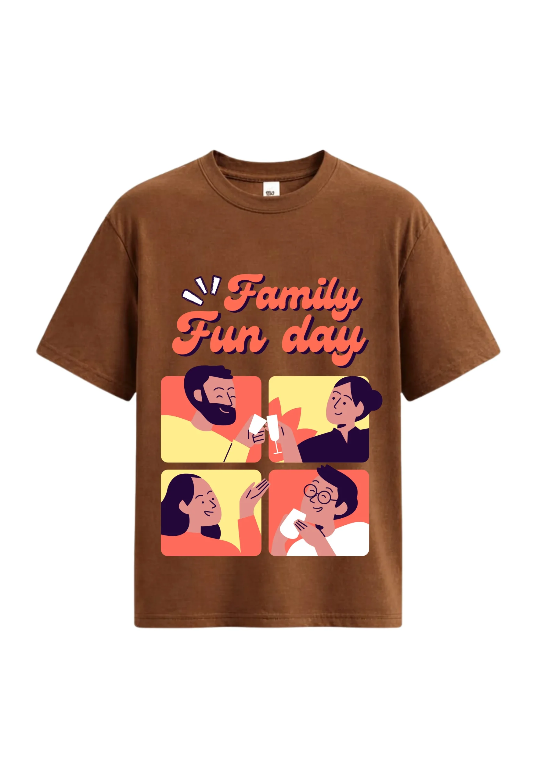 Family Fun Oversized T-Shirt Family Fun Oversized T-Shirt