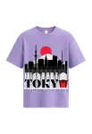 Tokyo Lavender Oversized T-Shirt