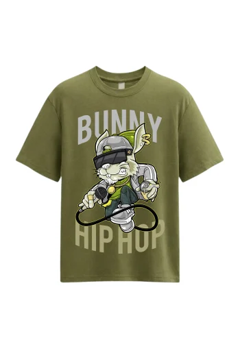 Bunny Hiphop Oversized T-Shirt