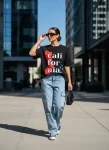 California Black Oversized T-Shirt
