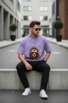 Roar Lavender Oversized T-shirt