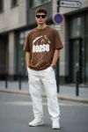 Horse Brown Oversized T-shirt