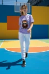 Roar Lavender Oversized T-shirt