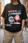 Music Friend Oversized T-Shirt