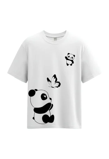 Cute Panda Oversized T-Shirt