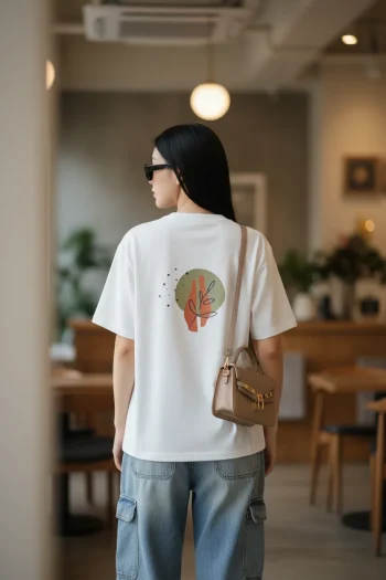 Botanical Duo Oversized T-Shirt