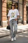 Blossom Flowers Oversized T-Shirt