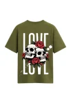 Skull & Rose Oversized T-Shirt