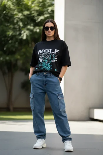 Wolf Wolf Oversized T-Shirt