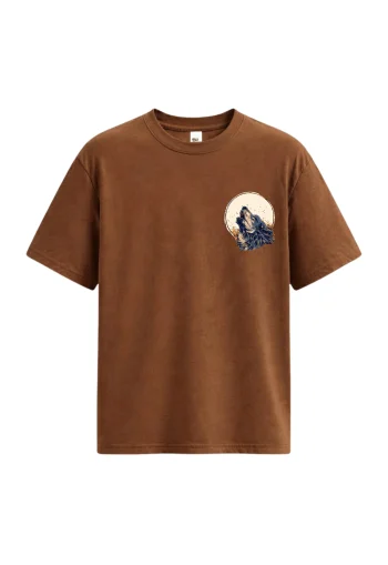 Wolf Skateboard Oversized T-Shirt