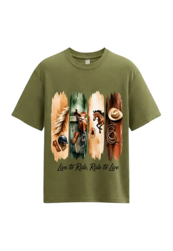 Live To Ride Oversized T-Shirt
