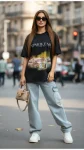 Rishikesh Vibes Oversized T-Shirt
