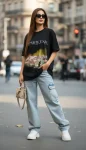 Rishikesh Vibes Oversized T-Shirt